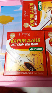 KAPUR AJAIB BAGUS MERAH JUMBO PERSLOP 36 kapur Perpack isi 6kapur  JUMBO