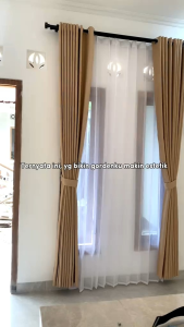 VITRASE GORDEN PUTIH POLOS KUALITAS PREMIUM VITRASE TIRAI VITRASE JENDELA