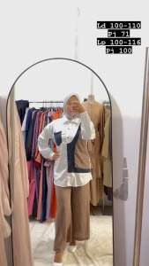 Setelan Rajut Muslim kode110