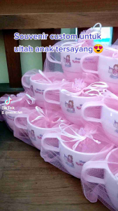 25pcs cangkir dengan kemasan tile kantong