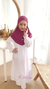 Hijab Anak Qinara Kerudung Jersey geblus Instan Premium By Kalishaofficial