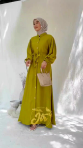 Moana Dress Gamis Polos Terbaru