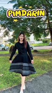 ชุด2in1 มีซิปหลังและสม็อคหลัง แขนยาว แต่งโบว์ 3 อัน เดรส Dress เสื้อผ้าผู้หญิง ชุดกระโปรง เสื้อผ้าแฟชั่น เดรสน่ารัก เดรสทำงาน ผ้าไทย ชุดผ้าไทย เดรสแฟชั่น ชุดทำงาน ชุดแฟชั่น ผู้หญิง ชุดทำงานผู้หญิง เดรสสวยๆ Women Clothing