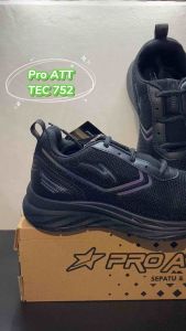 Sepatu Pro Att TEC 752 Hitam/Hitam size 35-38