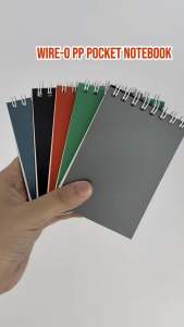 Kecil di Tangan Luas untuk Catatan – Pocket Notebook dengan Wire-O PP Buku Nota Daily Notes Pocket-Sized – Cute Mini R