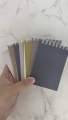 Mini Notepad Small Pocket Notebook Fancy Card Flip Memo Paper Mini Note taking lined paper sheets. 