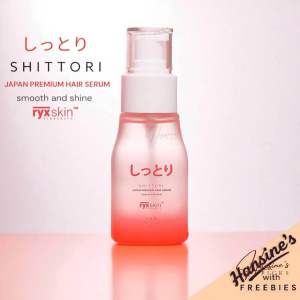RyxSkin Shittori Japan Premium Hair Serum 40ml | Smooth & Shiny | Anti-Frizz Damage Repair Hair Growth & Strengthening | With 6 Premium Oils + Vitamin E | Lightweight Non-Greasy Nourishing Serum for Healthy Glossy Hair