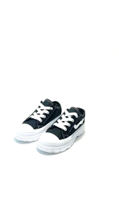 Sneakers NEW & BEST KIDS NBA-1187 LOW BLACK || Sepatu Fashion Anak Cewek Import Korea Style || Sepatu Sekolah Anak Perempuan Hitam Putih || Sepatu Sekolah TK SD Hitam Elastis || Sepatu Kasual Cewek Stylish