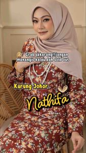 RAYA2026🔥NEW COLLECTION KURUNG JOHOR  NAIMA(PAGE 2)MATERIAL COTTON CUTTING LOOSE