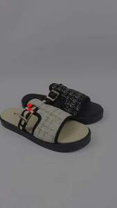 Flazo Sandal Wanita Kekinian Slop Sandal Slip On Premium 3cm