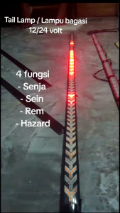 TAILAMP LAMPU BAGASI PANAH 12V 24V Lampu Bagasi Panah (150CM) 12V 24V