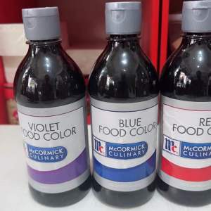 McCormick Food Colors 475ML Red Green Yellow Blue Violet