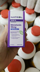 Viên uống Natrol Melatonin 60 viên 10mg của Mỹ