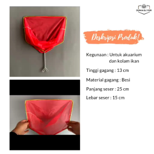 Serokan Ikan Aquarium Estetik & Murah Meriah