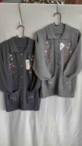 เสื้อไหมพรมคนแก่ เสื้อกันหนาว ฟรีไฃต์ เนื้อผ้าหนานิ่ม ใส่สบาย Aอก38-40นิว ยาว25นิว