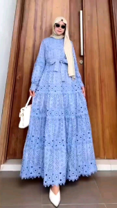 IMP DRESS IMPORT DAN BAJU IMPORT BKK BANGKOK FASHION BEST SELLER BAJU WANITA DRESS PREMIUM RENDA IMPORT BAJU PESTA MEWAH