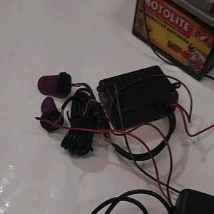 MOTORCYCLE CAUTION HAZARD DEVICE *(SPECIAL EDITION ~ SEMI-HAZARD FLASH) *(12-VOLTS TYPE) *(RED/BLUE FLASHING COLOR COMBO or PURPLE FLASHING COLOR EDITION) *(NCA/EU) *(-23A)