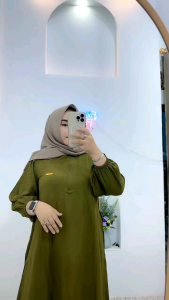 Daster Gamis Wanita Fathia & Crinkle Dress Wanita Terbaru