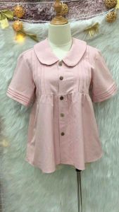 Áo Cổ Sen 2 hand Hàn Quốc -Size M🌹(#A175)