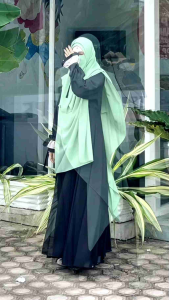 Jilbab Syari Free Cadar 1 Set Inner