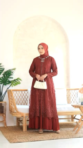 COD-GAMIS PESTA MEWAH BAHAN BROKAT GLITER APLIKASI PAYET-GAMIS TERBARU COCOK UNTUK LEBARAN DAN ACARA KONDANGAN