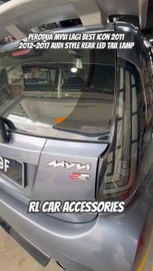 Perodua Myvi lagi best icon 2011 2012 2013 2014 2015 2016 2017 rear led tail lamp fog light taillamp bodykit body kit