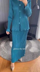 OUTER Wavy Plisket Lidi / Atasan Plisket Lidi / Pleats Top - Atasan - Cardigan (A01)