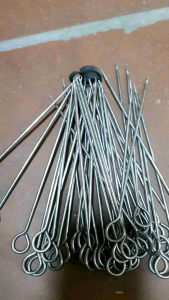 xiên inox nướng thịt nồi chiên không dầu dài 20cm