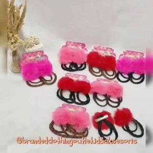 (1PASANG) JEPIT RAMBUT ANAK KEPANG / JEPITAN RAMBUT POM- POM LUCU / CUTE KIDS HAIR CLIP / BPK7523