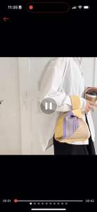 [SG Seller] Lunch Bag Candy Color Knit Tote Bag Women Handbags Cute Shopping Reusable Sling Bag Mother Day
