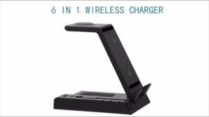 SG READY STOCK 🇸🇬 6 in 1 wireless fast charging mobile smart watch multi-port charger