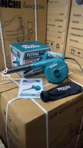 TOTAL เครื่องเป่าลม Blower รุ่น 600W TB2066 ราคาบริษัท ลมแรง ดูดแลเป่าลมได้ในตัวเดียวัน ปรับรอบความแรงลมได้ 6 ระดับ
