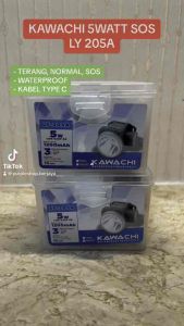 Kawachi Senter Kepala 5Watt dengan Cahaya SOS Waterproof LY 205A