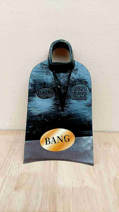 จอบขุดดิน ตรา BANG 3 ปอนด์ เหล็กกล้าชุบแข็ง
