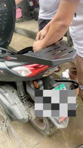 SJ MONORACK FOR YAMAHA NMAX V1/V2/V3 PLATED