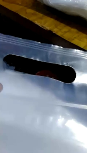Klip Putih Bening Ziplock Packing 100Pcs 30x38+7 Transparan - Susu - Hitam Glossy Bahan PE 0.50Mic