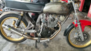 Silincer Pekajaman Panjang 25 Cm Inlet 50 Mm Buat All Motor Sarangan Setengah