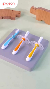 Pigeon Training Toothbrush Lesson 1 - Sikat Gigi Bayi