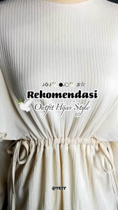 DRESS LENGAN PANJANG PUNDAK RENDA
