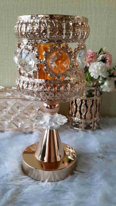 Lampu Tidur Meja Hias Sentuh Kristal Fragrance Lamp