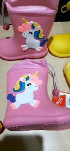 Sepatu boot anak Dino Unicorn tali serut