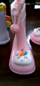 Sepatu Boots Anak Motif Dino Unicorn 3D Tali Serut