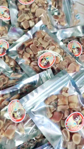 หนังควายเผาทุบ หนังควายจี่ 100 กรัม หนังควาย หนังควายแห้ง หนังเค็ม หนังแกงขี้เหล็ก พร้อมส่ง