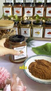 Bột nhục đậu khấu - Nutmeg powder - Lọ thủy tinh 200ml - Gia vị chuẩn Á Âu