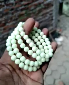 Gelang Batu Akik Posfor Asli 8mm Menyala Dalam Gelap Terbaik