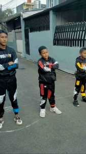 stelan baju celana switer anjel free fire anak laki laki cowok cewe motif heroic calca grandmaster usia 5-14 tahun