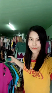 เสื้อยืดผู้หญิง ผ้าเนื้อดีระบายอากาศดีไม่ร้อน ใส่สวย