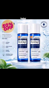 PanOxyl Clarifying Exfoliant 2% Salicylic Acid Daily Exfoliation Unclogs Pores Helps Prevent Acne Gentle Formula With Blue Algae & Antioxidants 4 fl oz (118 ml) -50%