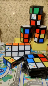 original preloved MCDONALDS Rubiks cube and Rubiks hexagonal