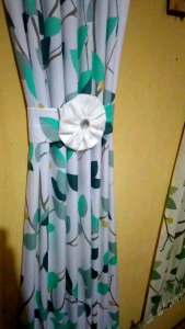 GORDEN KUPU KUPU /HORDENG JENDELA MINIMALIS IKAT PITA BUNGA SHABY